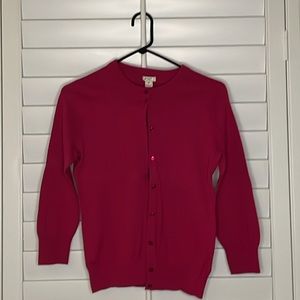J. Crew Pink Cardigan Size M Barbiecore